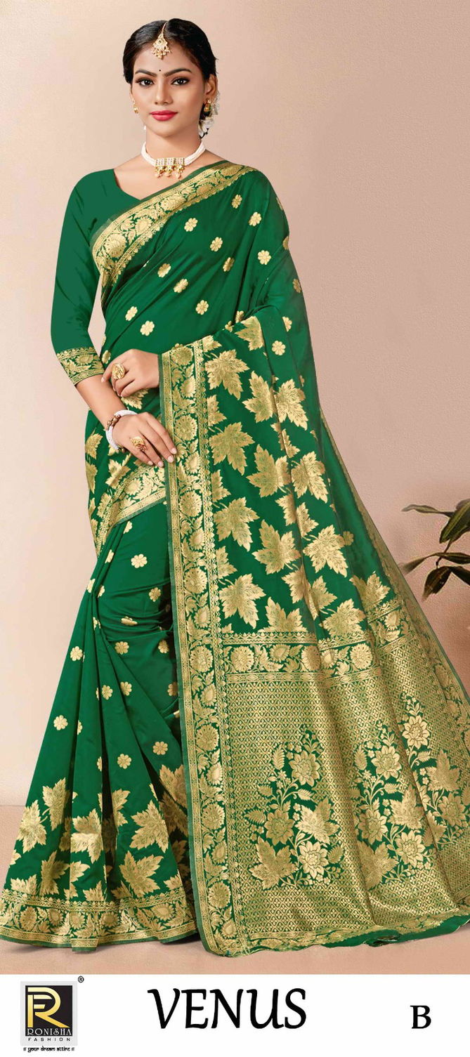 Venus By Ronisha Fancy Designer Sarees Catalog
